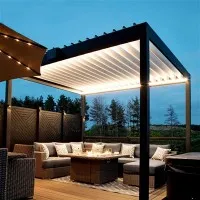 Gazebo aliminyòm 16x16